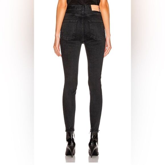 MOUSSY VINTAGE Filer Rebirth High Rise Skinny Jeans. Black. Worn 3X Pristine. 24 - Picture 8 of 8